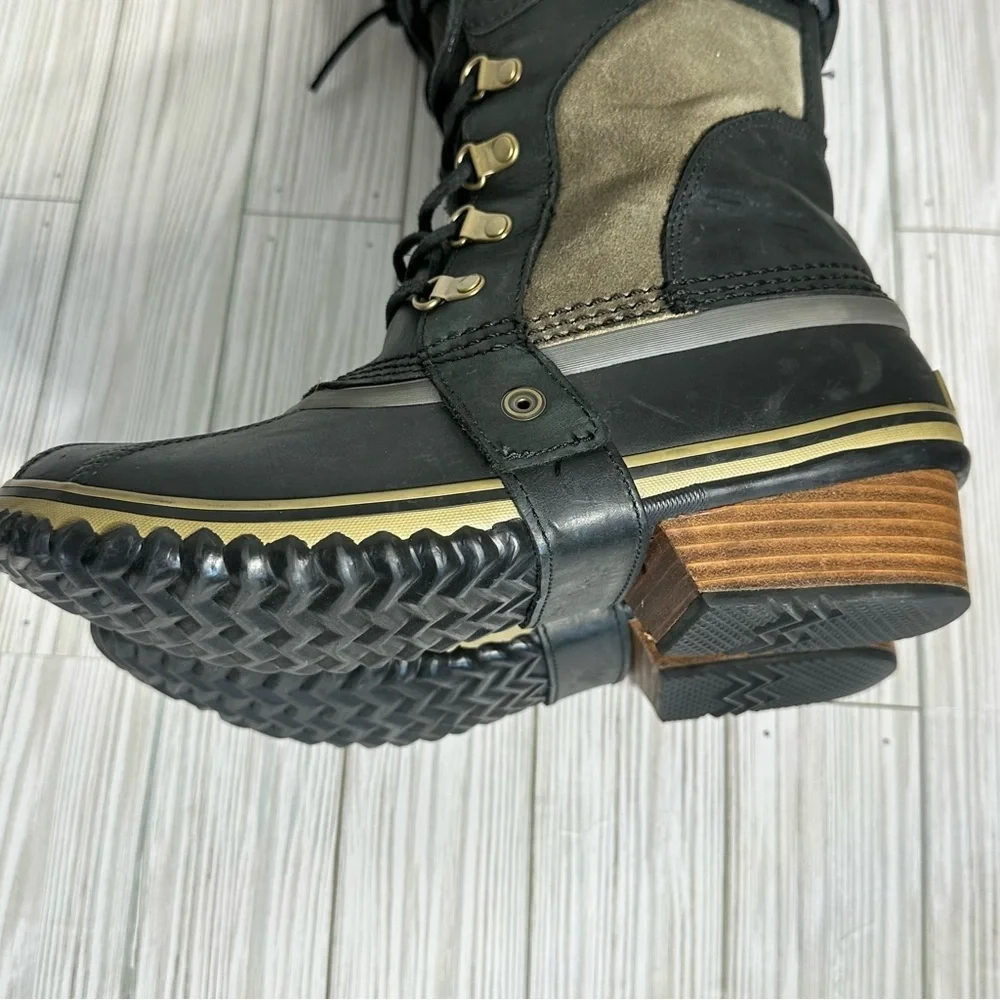 Sorel Conquest Carly Boots Womens Leather Waterproof Tall boots